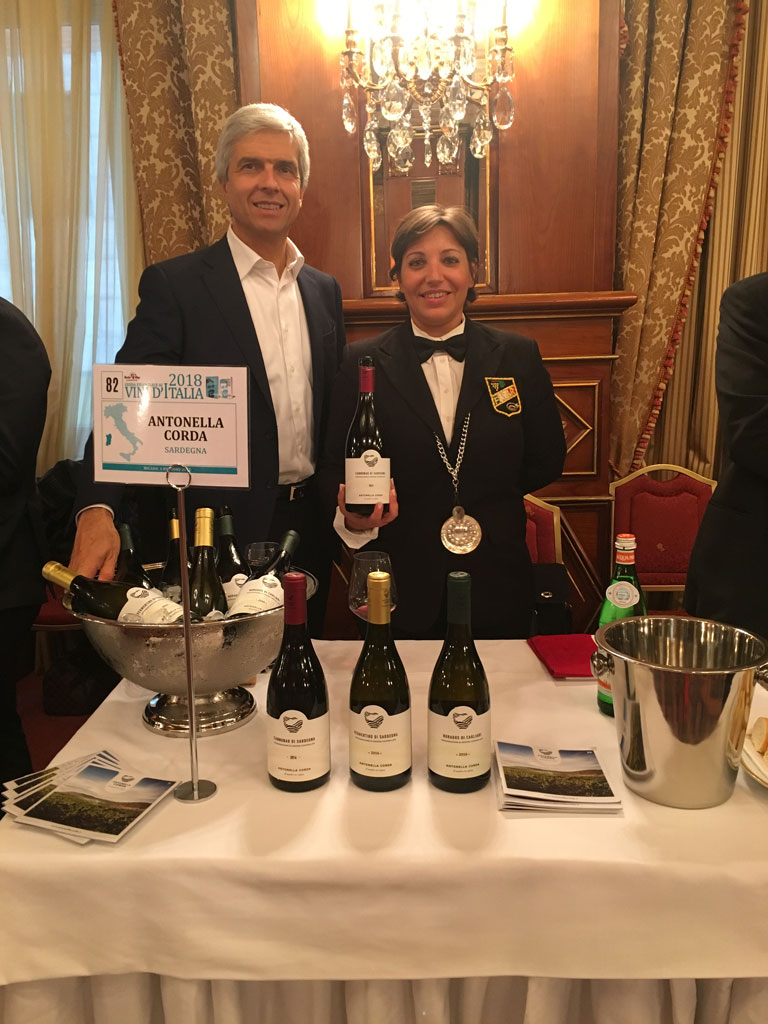 Antonella Corda e Andrea Carpi alla presentazione della Guida Doctor Wine