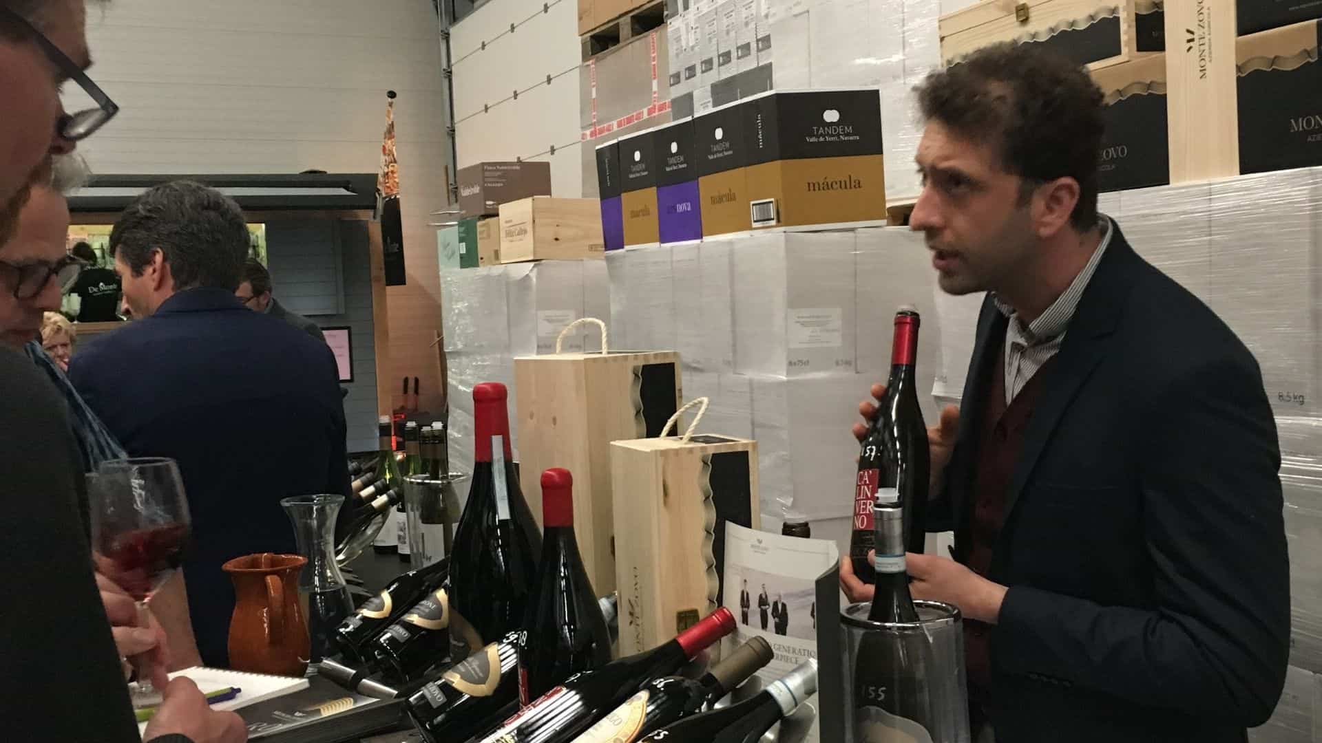 Degustazione al portfolio wine tasting a Groot-Ammers