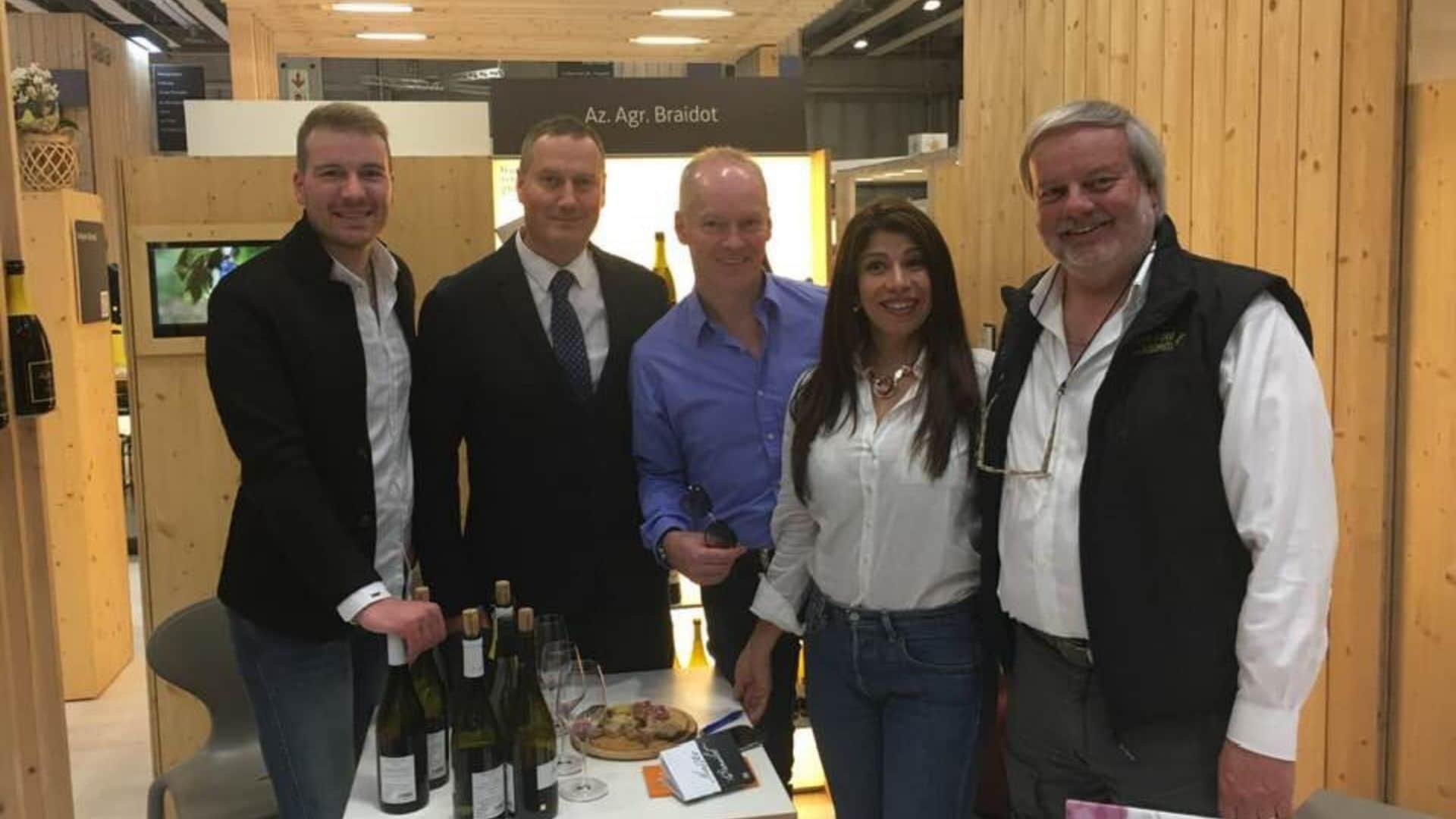 La fiera internazionale del vino Vinitaly 2019 con Matteo Braidot produttore del Friuli.