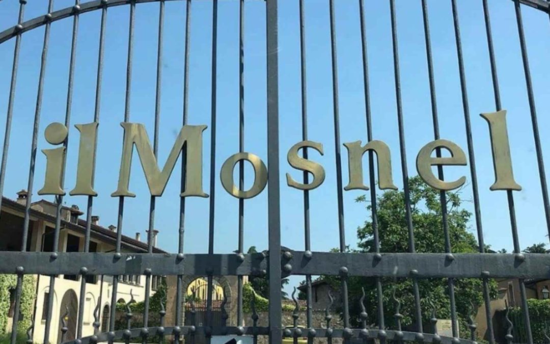 L’entrata della cantina Il Mosnel in Franciacorta.