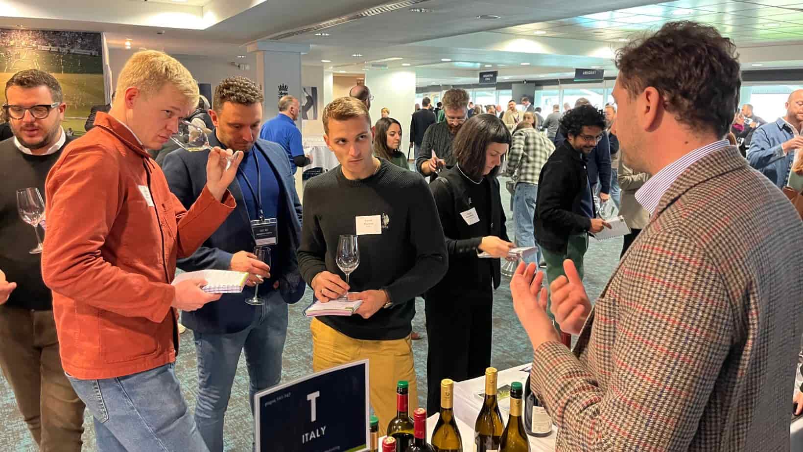 Some guests at the Portfolio tasting in London.