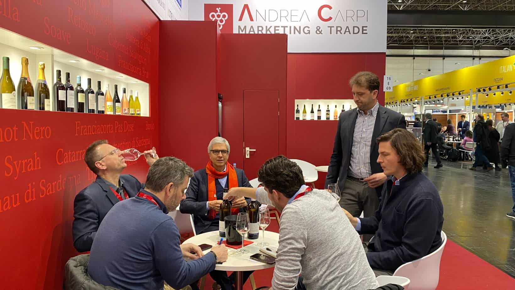 Our importer from Minnesota at Prowein 2023.
